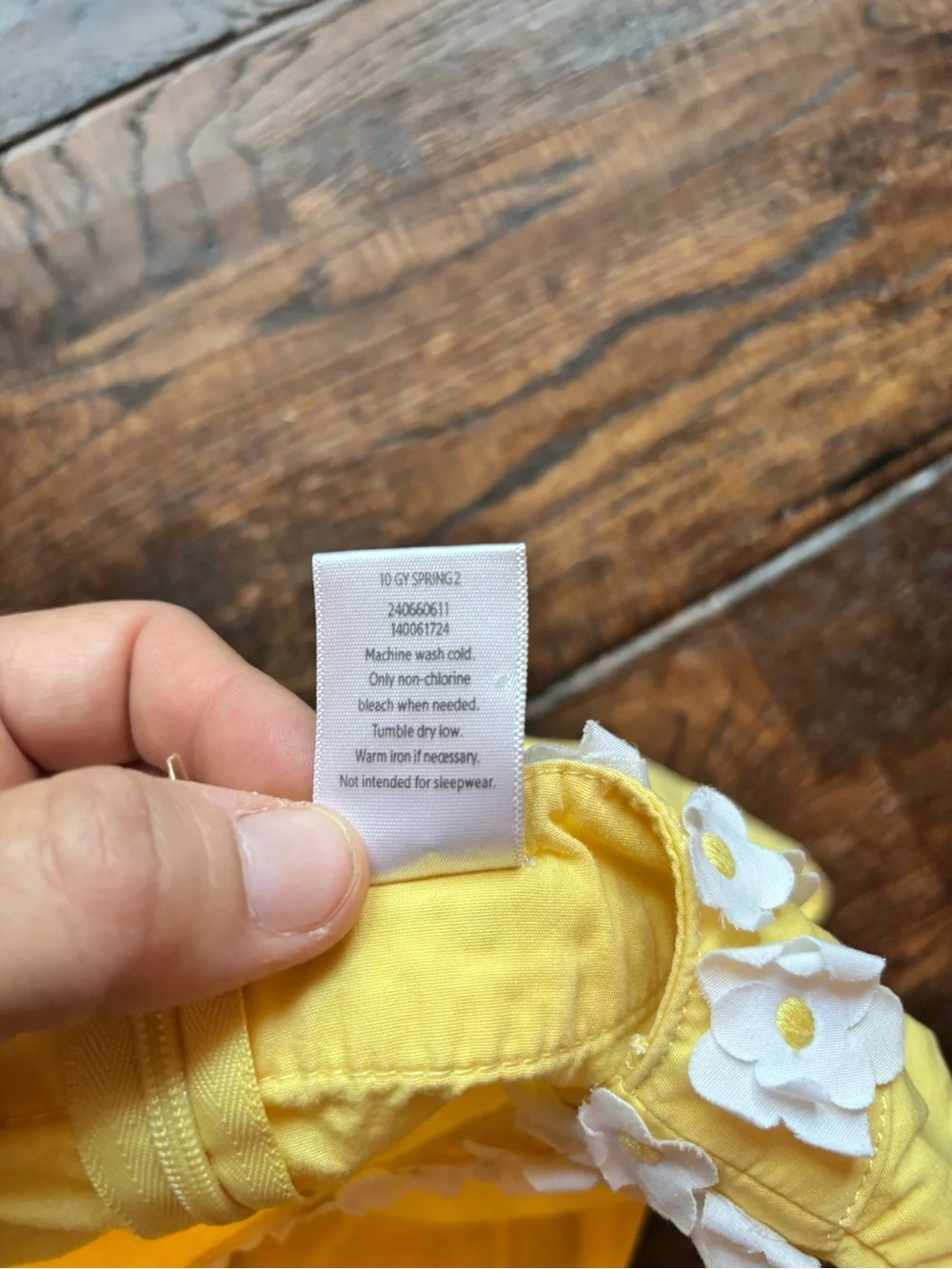 Girls Gymboree Yellow Sleeveless Dress with Lace Collar and Bow size 9